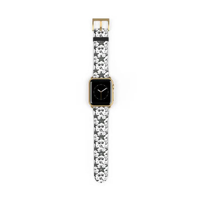 Elevate your Style: Happy Starfishes Faux Leather Watch Band - 38 - 41 Mm / Gold Matte Accessories