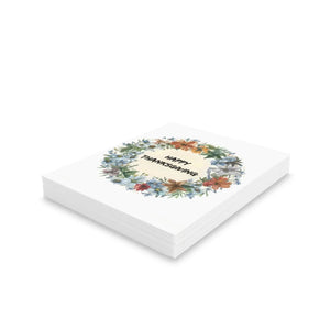 Vibrant Happy Thanksgiving Greeting Cards - Dipaliz - & Note
