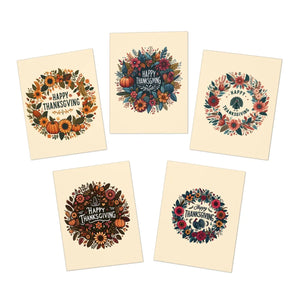 Multi-design Greeting Cards - Happy Thanksgiving - Dipaliz