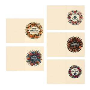 Multi-design Greeting Cards - Happy Thanksgiving - Dipaliz