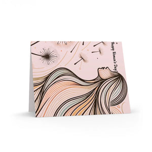 Whimsical Dandelions Greeting Cards - Uncoated Cardstock - Dipaliz - & Note