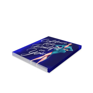 Womens Day Greeting Cards - Empowering Design with Matching White Envelopes - Dipaliz - Paper Products