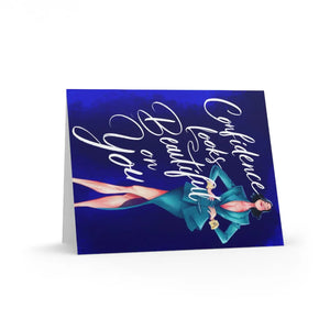 Womens Day Greeting Cards - Empowering Design with Matching White Envelopes - Dipaliz - Paper Products