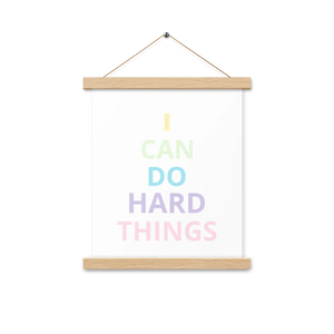 Creative Poster Wall Hanger Set – Baltic Wood - Dipaliz - Posters Prints & Visual Artwork