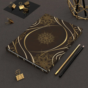 Elegant Gold Mandala Hardcover Journal - Daily Ritual - Dipaliz - Journals