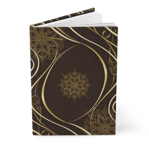 Elegant Gold Mandala Hardcover Journal - Daily Ritual - Dipaliz - Journals