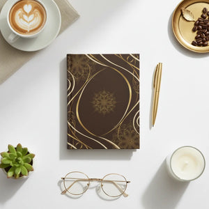 Elegant Gold Mandala Hardcover Journal - Daily Ritual - Dipaliz - Journals