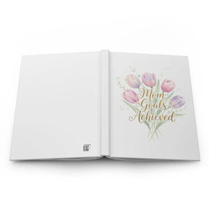 Floral Hardcover Journal Mom Goals Achieved - Dipaliz - Journals