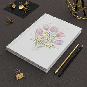 Hardcover Journal, ?Mom Goals Achieved’ Floral Keepsake Notebook - Paper Products