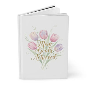 Floral Hardcover Journal Mom Goals Achieved - Dipaliz - Journals