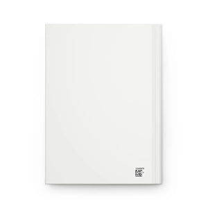 Matte Hardcover Journal Peach Floral Corner Daily Gratitude - Dipaliz - Journals
