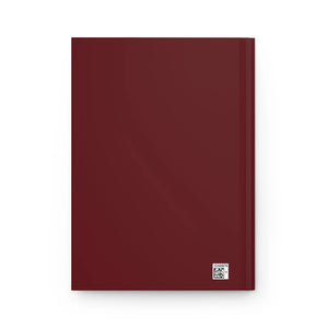 Vintage Ornate Gold Hardcover Journal - Burgundy - Dipaliz - Journals
