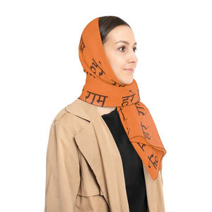 Hare Ram Pattern Poly Scarf Bold Traditional Style - Dipaliz - Scarves & Shawls