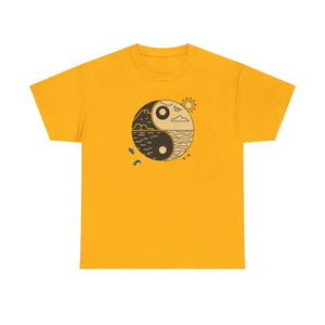 Durable Heavy Cotton Tee - Taped Shoulders Comfort - Dipaliz - T-shirts