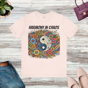 Soft Jersey Yin Yang Harmony Unisex Tee Cotton - Dipaliz - T-shirts