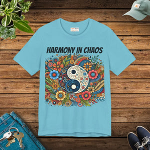 Soft Jersey Yin Yang Harmony Unisex Tee Cotton - Dipaliz - T-shirts