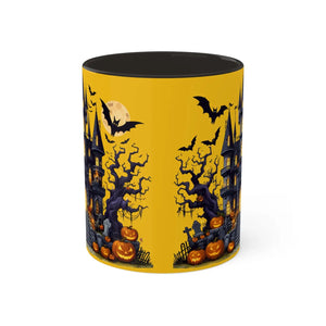 Colorful Haunted Castle Mug - Spooky Sips Ceramic - Dipaliz - Mugs