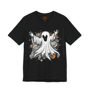 Jersey Short Sleeve Tee - Spooky Ghost Design - Dipaliz - T-shirts