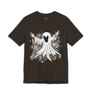 Jersey Short Sleeve Tee - Spooky Ghost Design - Dipaliz - T-shirts