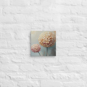 Hydrangea Painting Canvas Art Vibrant Home Decor - Dipaliz - 10″×10″ - Paintings