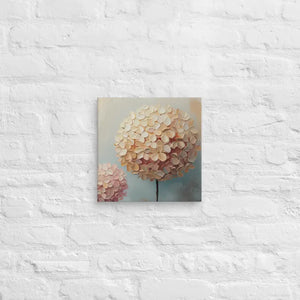 Hydrangea Painting Canvas Art Vibrant Home Decor - Dipaliz - 12″×12″ - Paintings