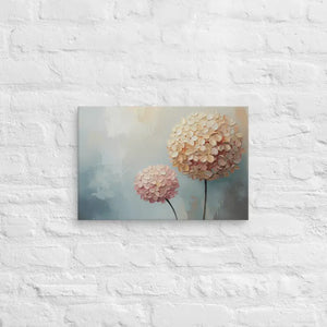 Hydrangea Painting Canvas Art Vibrant Home Decor - Dipaliz - 12″×18″ - Paintings