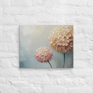 Hydrangea Painting Canvas Art Vibrant Home Decor - Dipaliz - 16″×20″ - Paintings