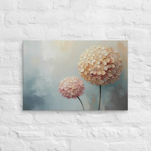 Hydrangea Painting Canvas Art Vibrant Home Decor - Dipaliz - 16″×24″ - Paintings