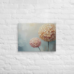 Hydrangea Painting Canvas Art Vibrant Home Decor - Dipaliz - 18″×24″ - Paintings