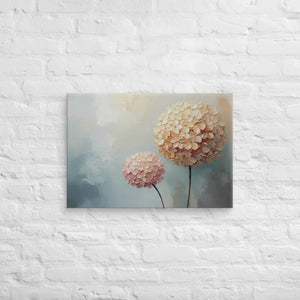 Hydrangea Painting Canvas Art Vibrant Home Decor - Dipaliz - 18″×26″ - Paintings