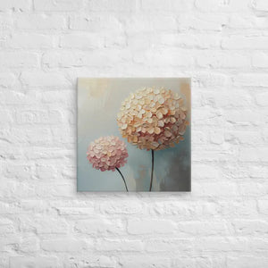 Hydrangea Painting Canvas Art Vibrant Home Decor - Dipaliz - 20″×20″ - Paintings