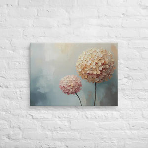 Hydrangea Painting Canvas Art Vibrant Home Decor - Dipaliz - 20″×28″ - Paintings