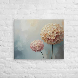 Hydrangea Painting Canvas Art Vibrant Home Decor - Dipaliz - 24″×30″ - Paintings
