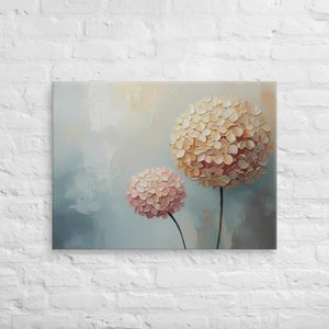 Hydrangea Painting Canvas Art Vibrant Home Decor - Dipaliz - 24″×32″ - Paintings