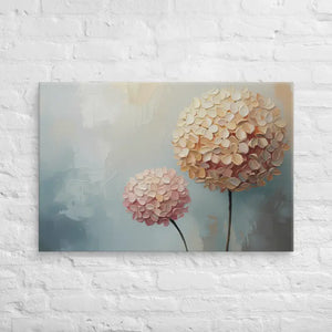 Hydrangea Painting Canvas Art Vibrant Home Decor - Dipaliz - 24″×36″ - Paintings