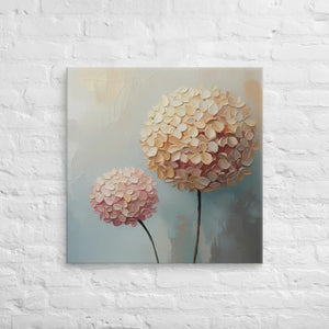 Hydrangea Painting Canvas Art Vibrant Home Decor - Dipaliz - 28″×28″ - Paintings
