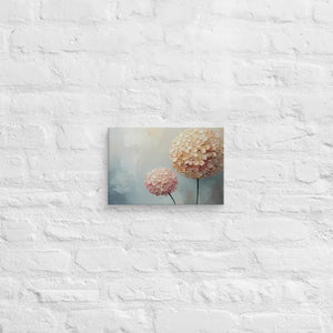 Hydrangea Painting Canvas Art Vibrant Home Decor - Dipaliz - 8″×12″ - Paintings