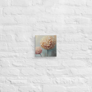 Hydrangea Painting Canvas Art Vibrant Home Decor - Dipaliz - 8″×8″ - Paintings
