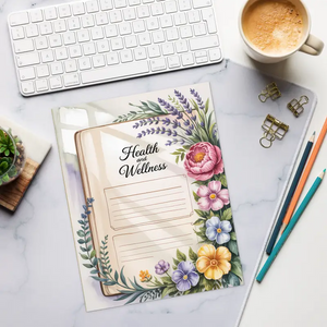 Elegant Floral Notepad - Chic Wellness Organization - Dipaliz - Notepads