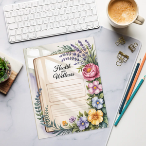 Elegant Floral Notepad - Trendy Outfits Planner - Dipaliz - Notepads