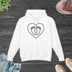 Cozy Lightweight Hooded Sweatshirt for Parents-to-be - Dipaliz - s / White - Hoodies