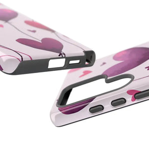 Heart Balloons Phone Case - Cute Tough Love Design - Dipaliz - Mobile Cases