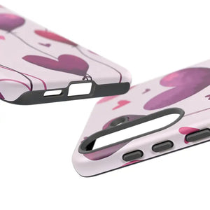 Heart Balloons Phone Case - Cute Tough Love Design - Dipaliz - Mobile Cases