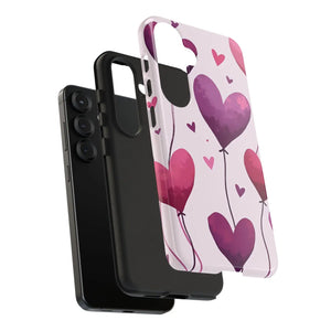 Heart Balloons Phone Case - Cute Tough - Dipaliz - Mobile Cases