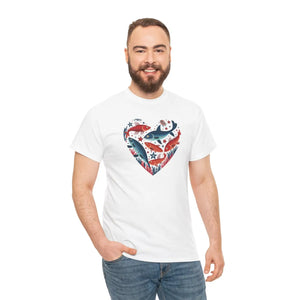 Bold Fishes Heavy Cotton Tee - Taped Shoulders - Dipaliz - T-shirts - s