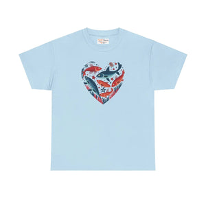 Bold Fishes Heavy Cotton Tee - Taped Shoulders - Dipaliz - T-shirts - s
