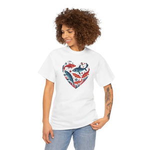 Bold Fishes Heavy Cotton Tee - Taped Shoulders - Dipaliz - T-shirts - s