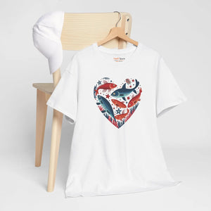 Bold Fishes Heavy Cotton Tee - Taped Shoulders - Dipaliz - T-shirts - s