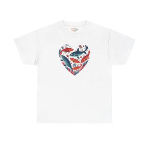 Bold Fishes Heavy Cotton Tee - Taped Shoulders - Dipaliz - T-shirts - s
