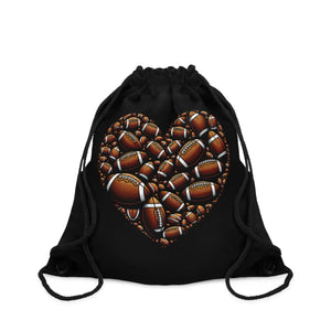 Sporty Football Drawstring Bag - Durable Gym Tote - Dipaliz - Backpacks